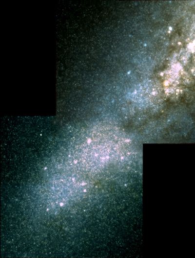 The Heart of the Galaxy M82 in Infrared Light