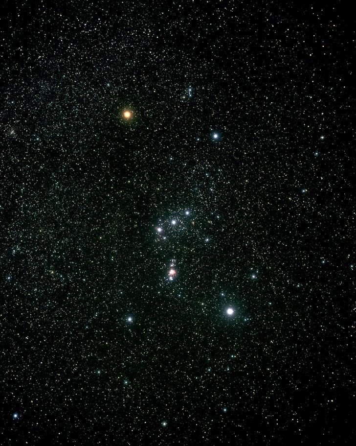 Orion Constellation Star Field