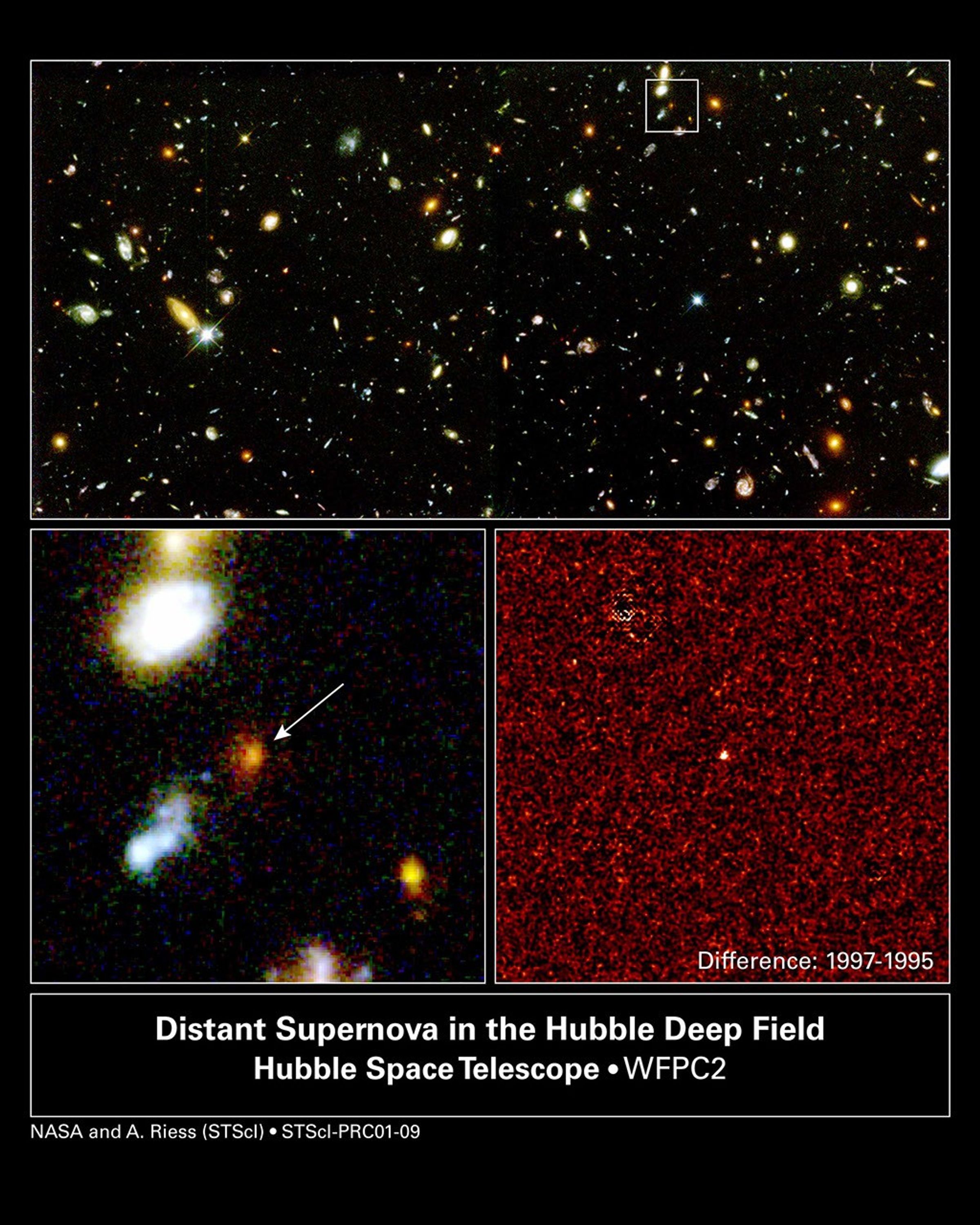 Hubble Spies Most Distant Supernova Ever Seen