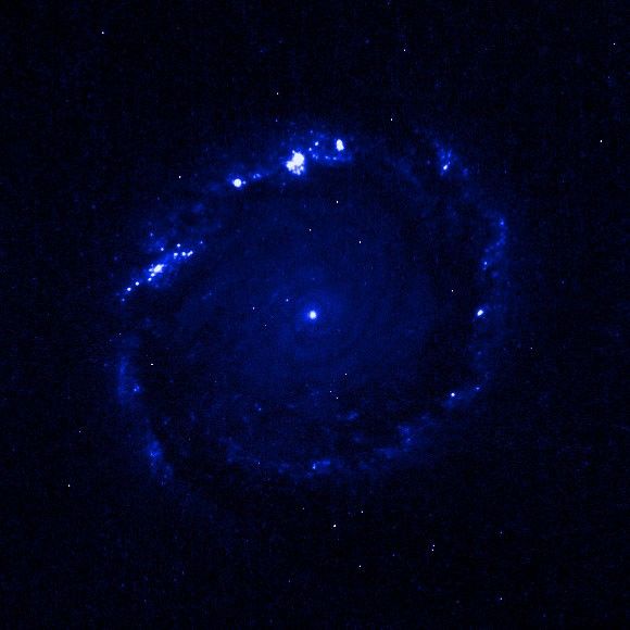 Galaxy NGC 1512 in Near-Ultraviolet Light