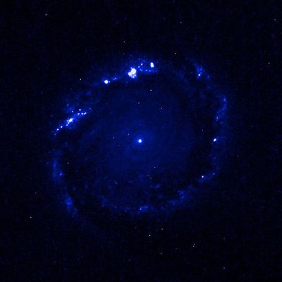 Galaxy NGC 1512 in Near-Ultraviolet Light