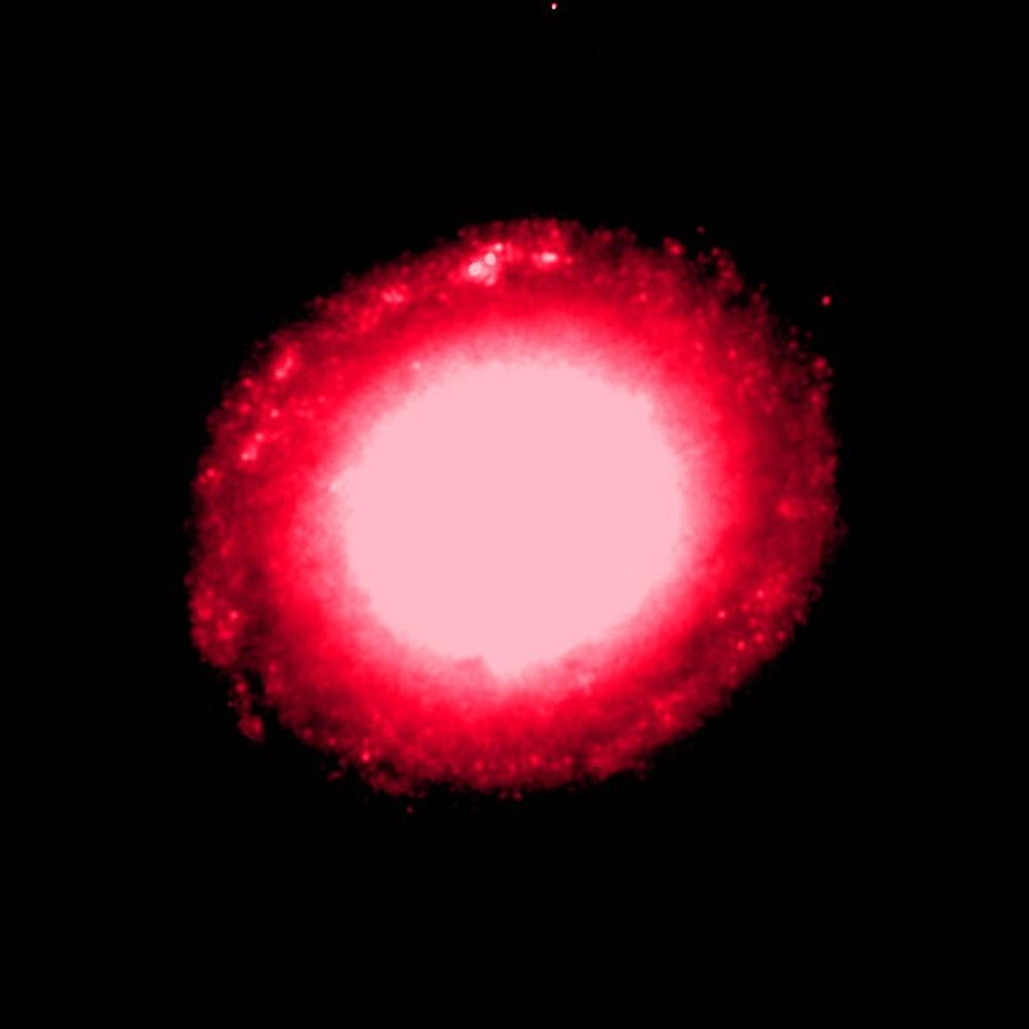 Galaxy NGC 1512 in Infrared Light