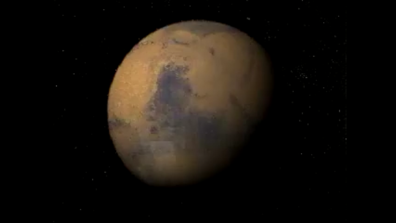 TES Data Projected onto an Animated Mars Globe