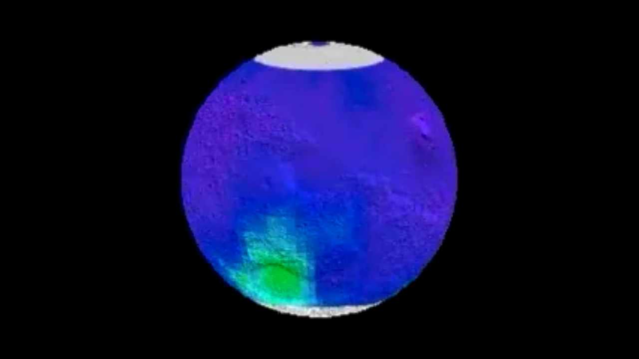 Animation from the Thermal Emission Spectrograph (6 frames per second )