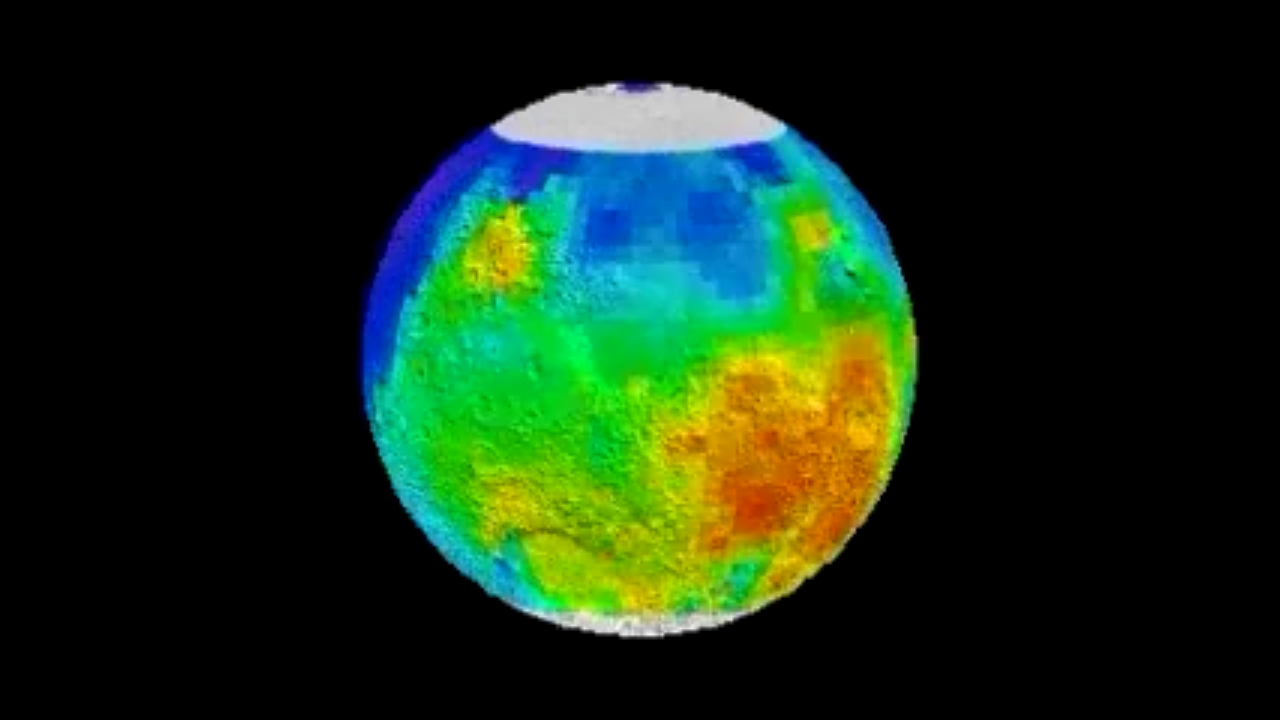 Animation from the Thermal Emission Spectrograph (4 frames per second )