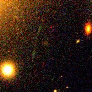 Gravitational Lens Helps Hubble and Keck Discover Galaxy Building Block