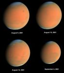 Four Views of Martian Global Dust Storm