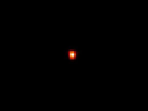 Simulated Image of I Zw 18 at ~3Gly