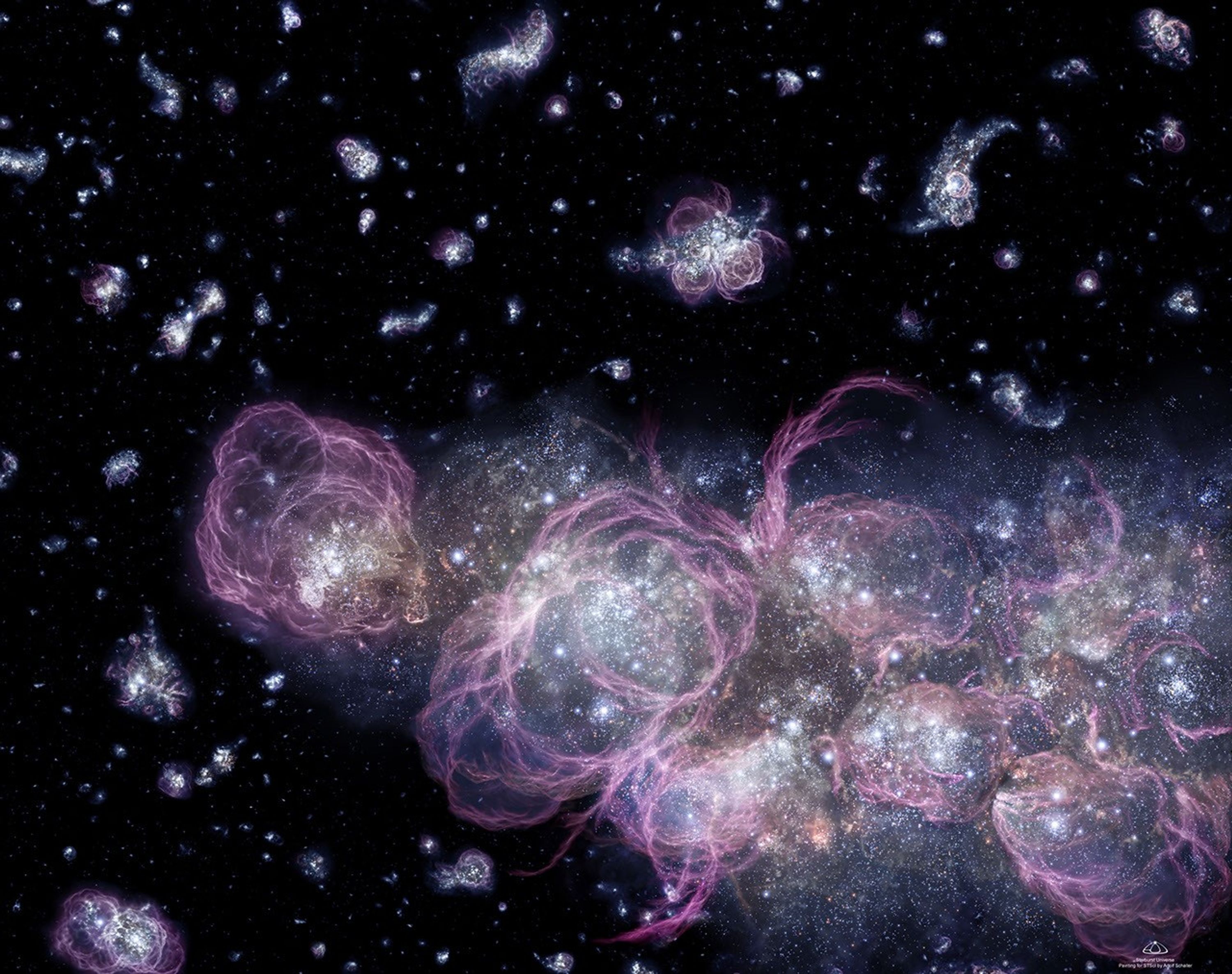 Stellar 'Fireworks Finale' Came First in the Young Universe