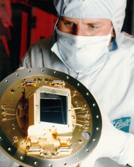 Technician Holding ACS WFC CCD