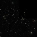 Galaxy Cluster Imaged by WFPC2 (Simulation)