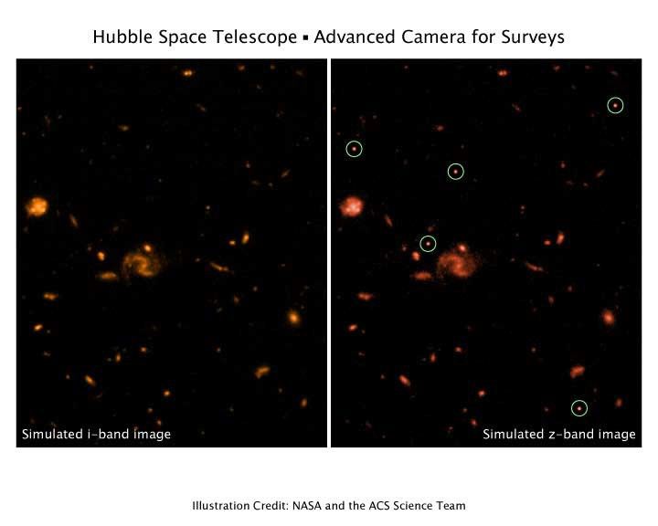 ACS Will Find the Most Distant Galaxies (Simulation)