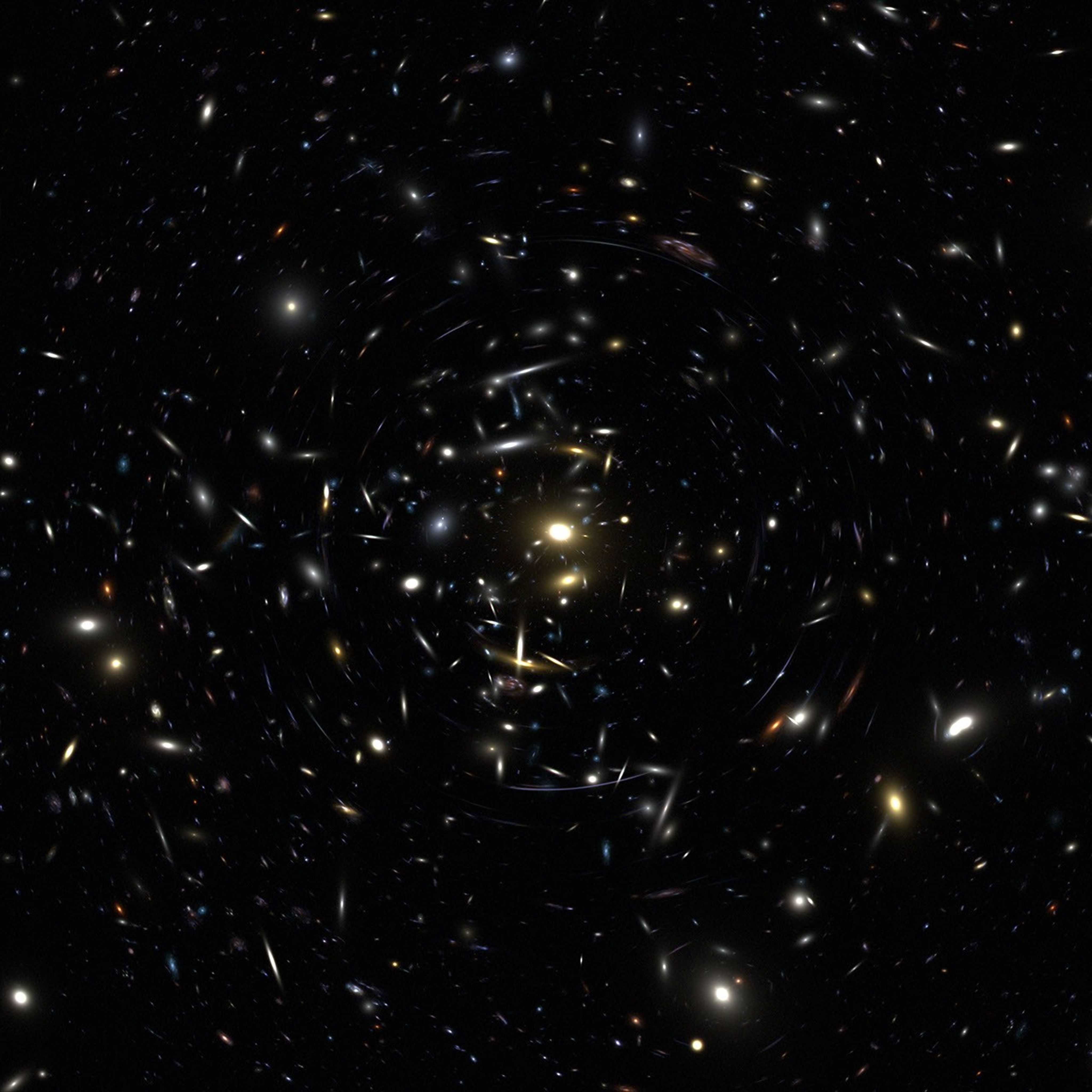 Galaxy Cluster Imaged by ACS/WFC (Simulation)