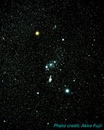 Orion Constellation Star Field