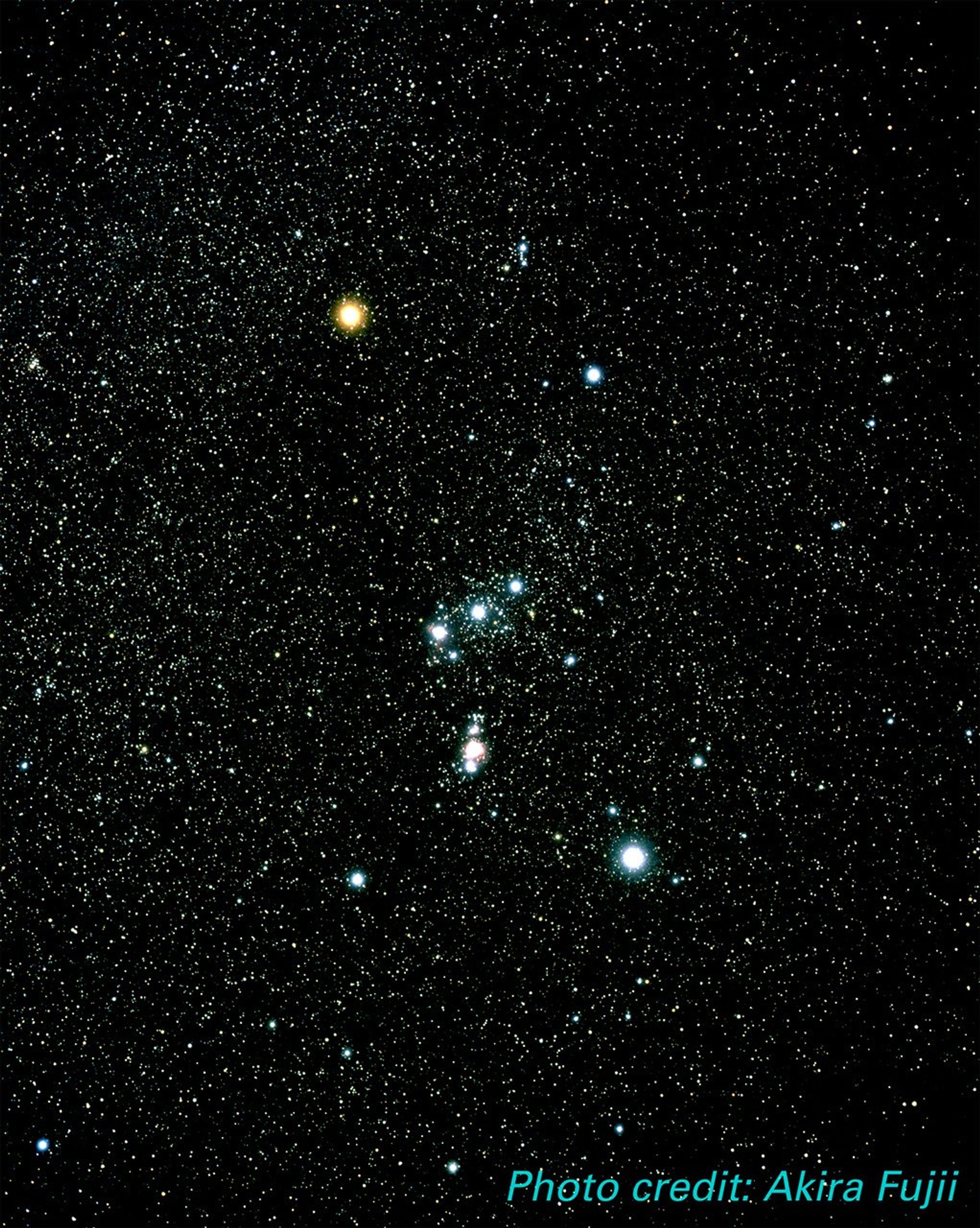 Orion Constellation Star Field