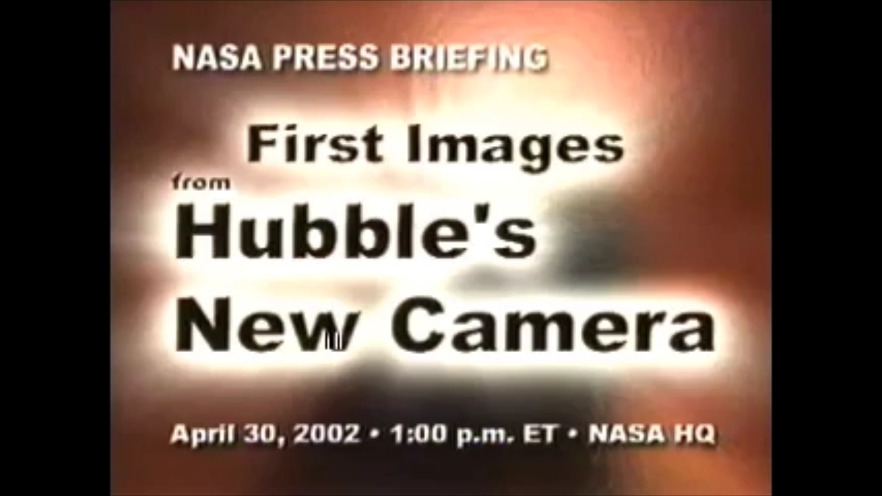 NASA Press Briefing: First Images from Hubble's New Camera