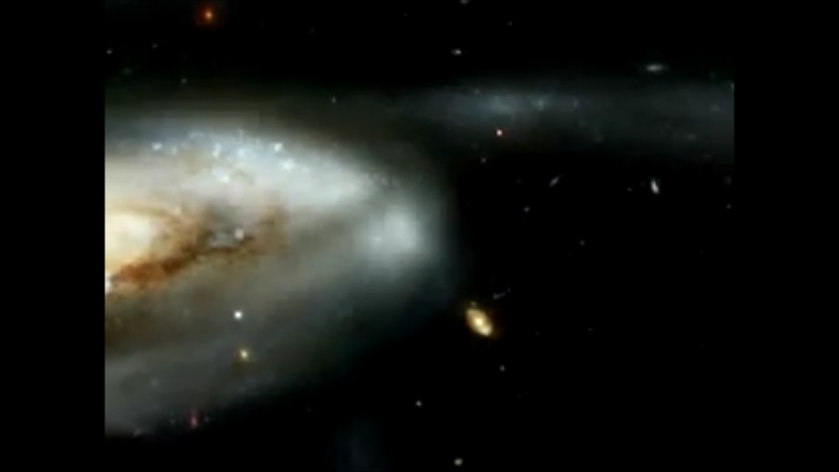 The Mice (NGC 4676): Colliding Galaxies With Tails of Stars and Gas ...