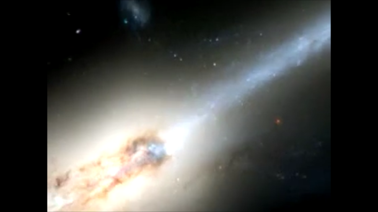 "The Mice," NGC 4676 – Pan Left and Zoom Out