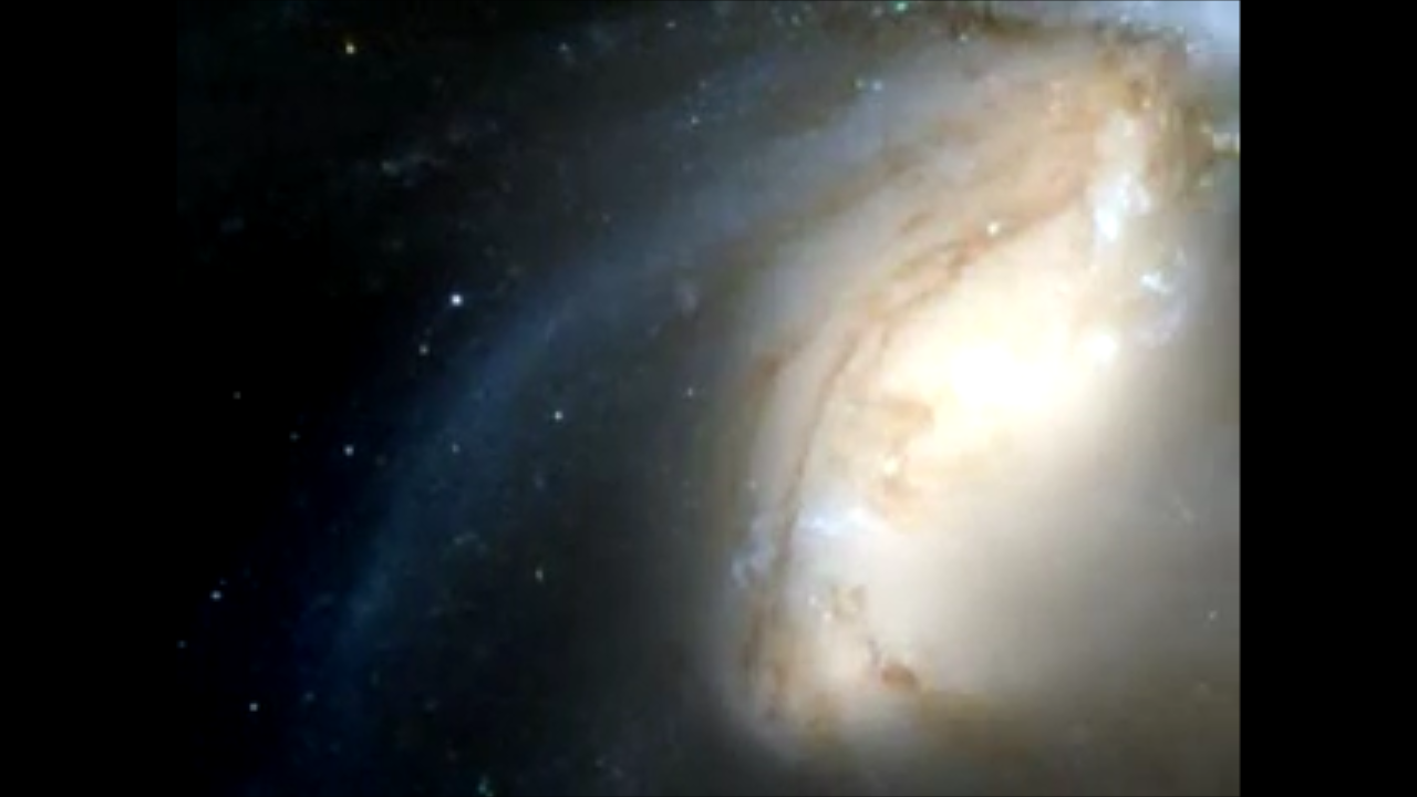 "The Mice," NGC 4676 – Pan Right and Zoom Out