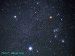 Constellation Monoceros, Orion, Canis Major, Canis Minor; Location of the Cone Nebula