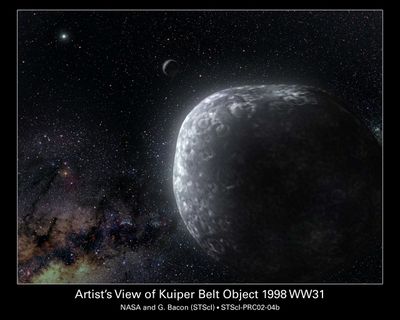 Artist’s View of Kuiper Belt Object 1998 WW31