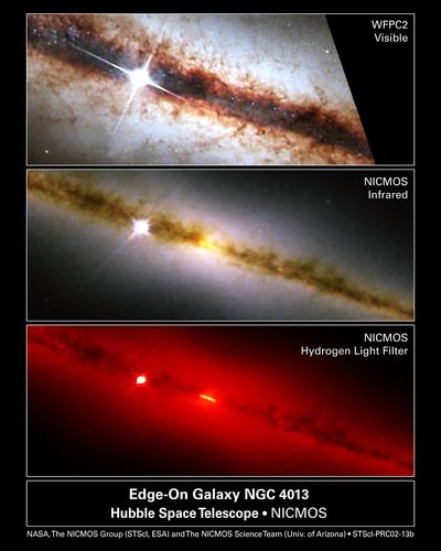 NICMOS Finds a Golden Ring at the Heart of a Galaxy