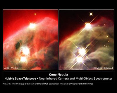 Nicmos Peels Away Layers of Dust to Show Inner Region of Dusty Nebula