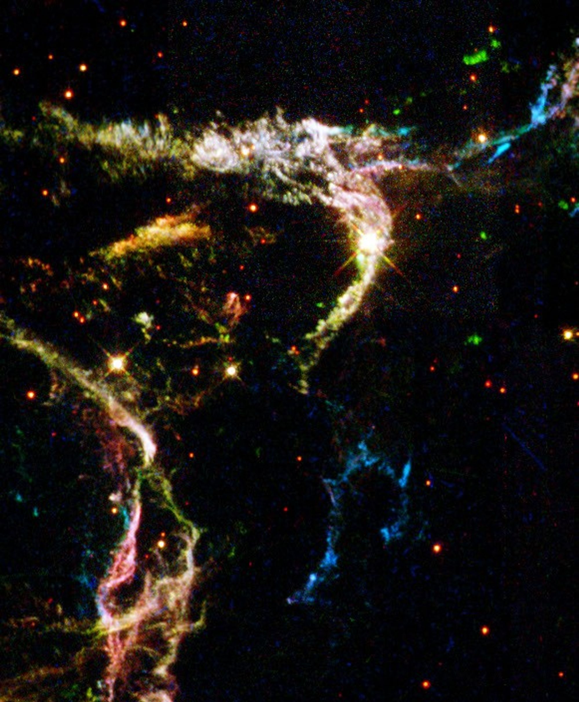 Details of Supernova Remnant Cassiopeia A