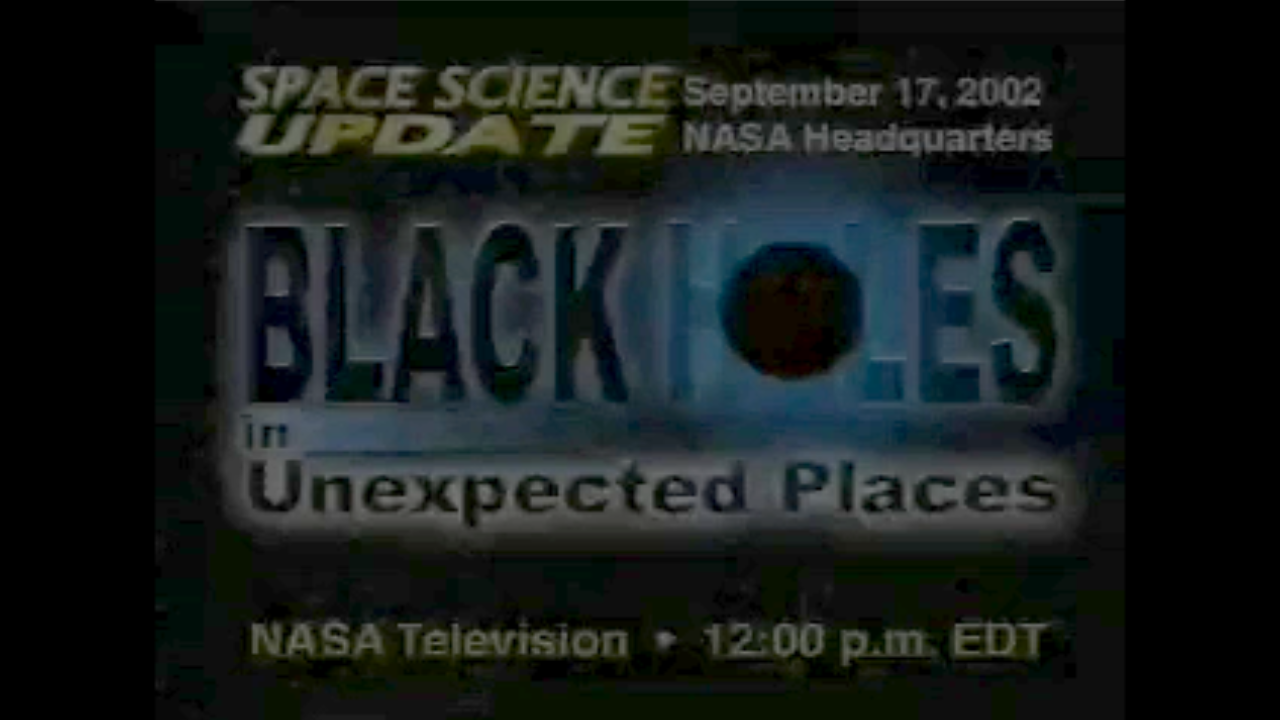 Space Science Update: Hubble Discovers Black Holes in Unexpected Places