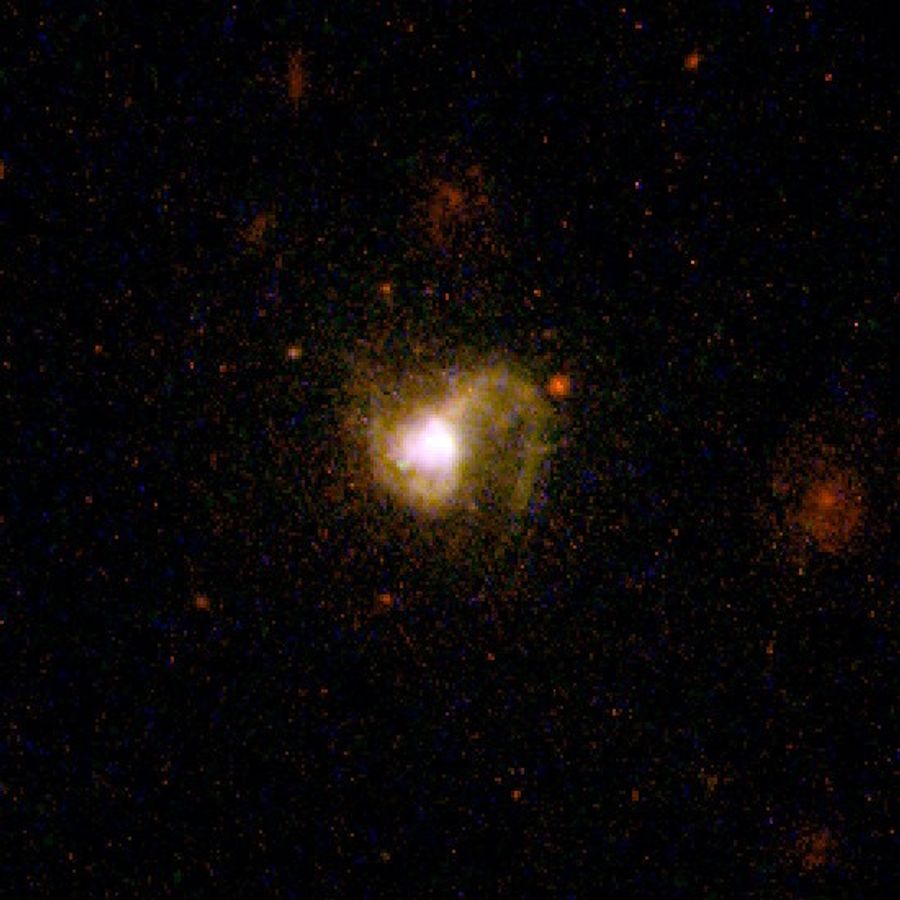 POX 186: A Tiny Galaxy is Born