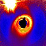 Face-On, False Light Image of Dust Disk Around Star HD141569