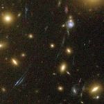 Galaxies Magnified by Galaxy Cluster Abell 1689's "Gravitational Lens"