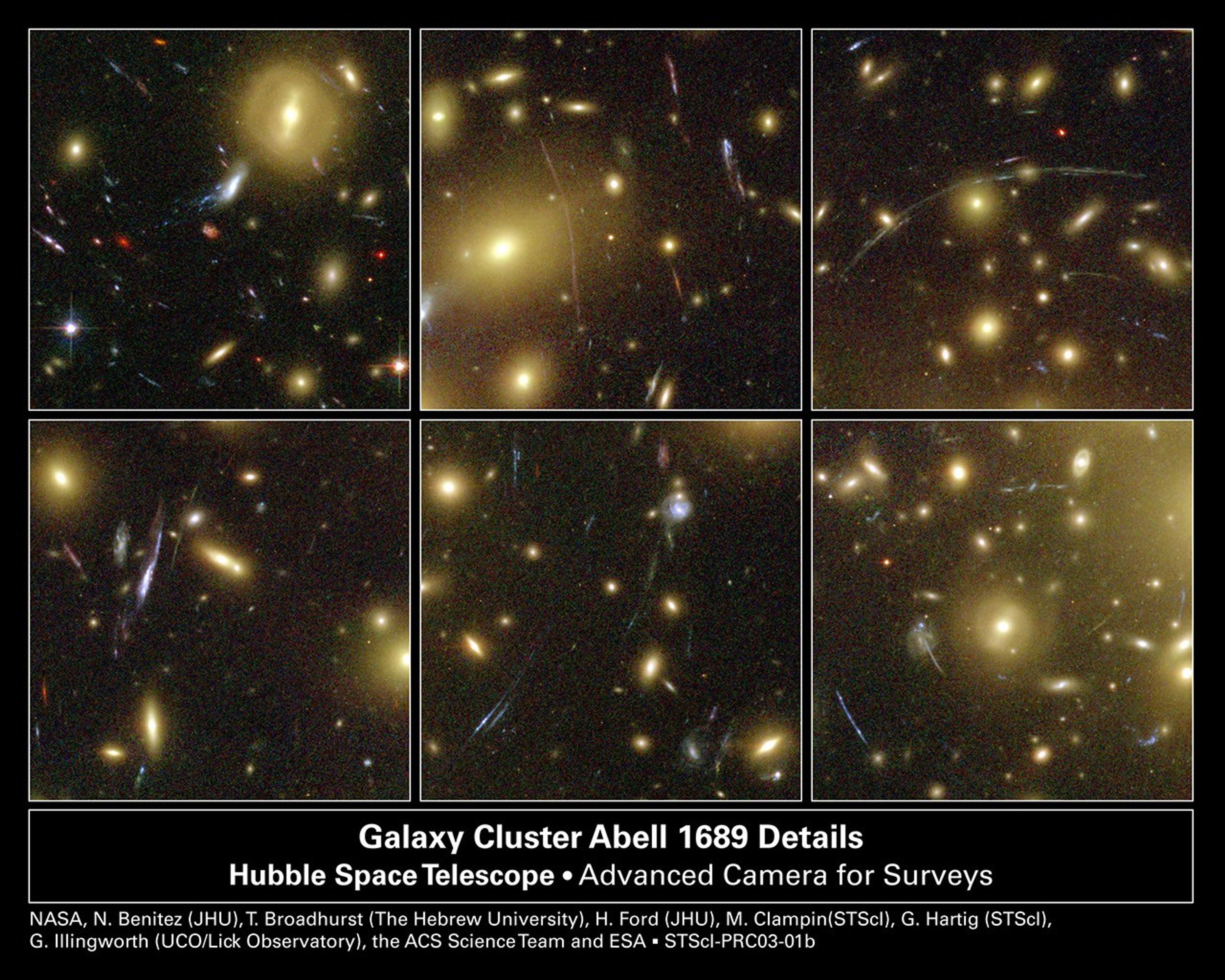 Gravitational Lens Arcs in Galaxy Cluster Abell 1689