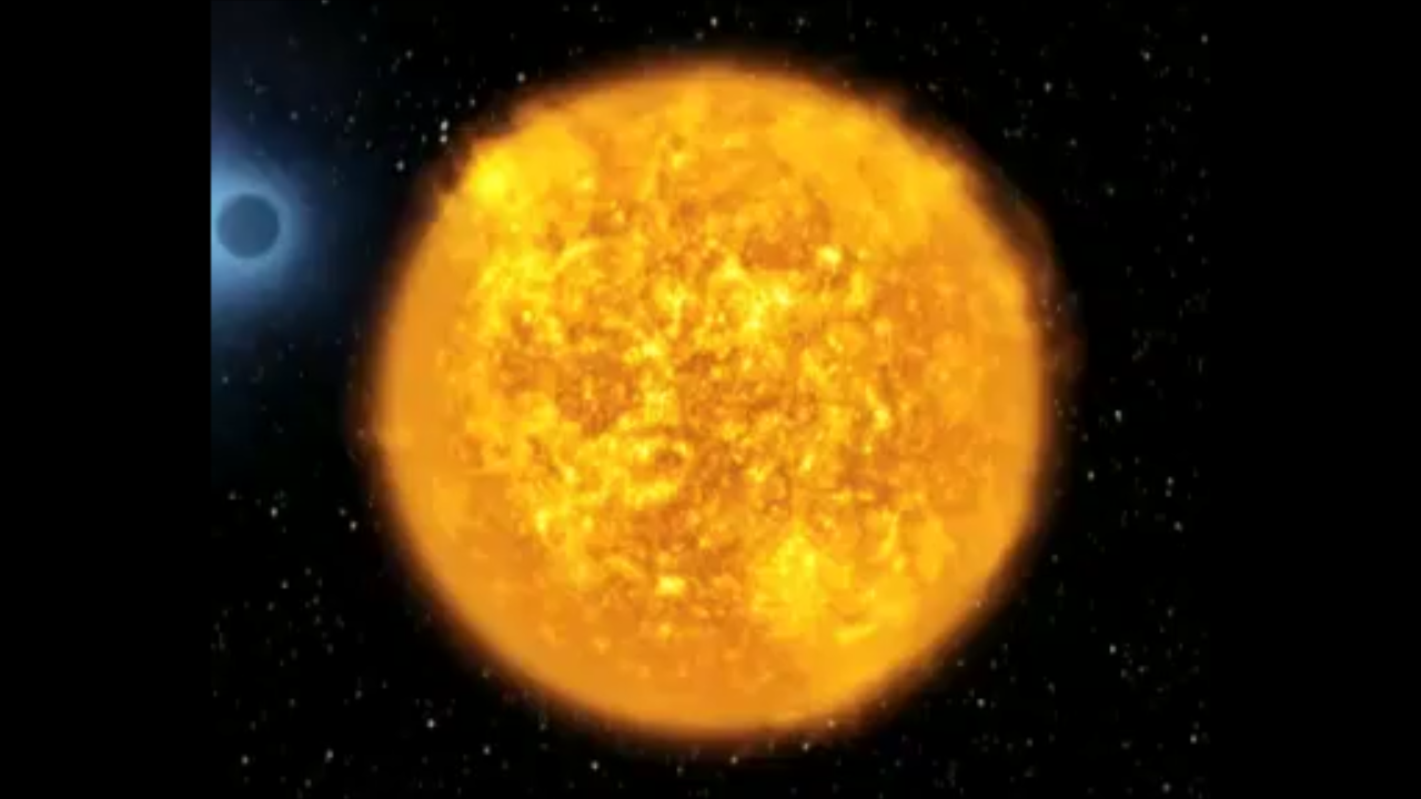 Extrasolar Planet and Tail Passing in Front of Star