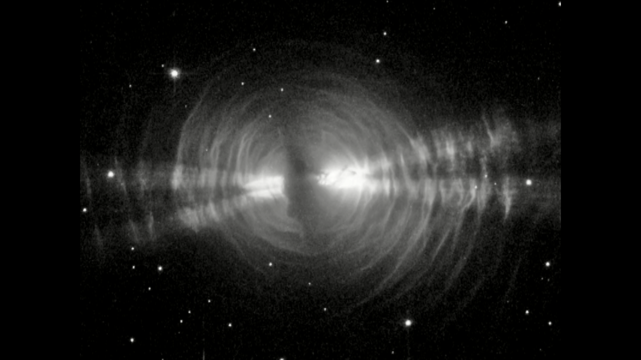 Egg Nebula Through a Polarizing Filter