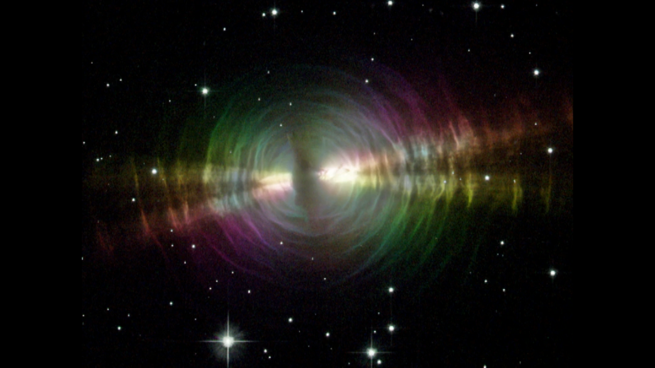 Zoom Rotation into the Egg Nebula