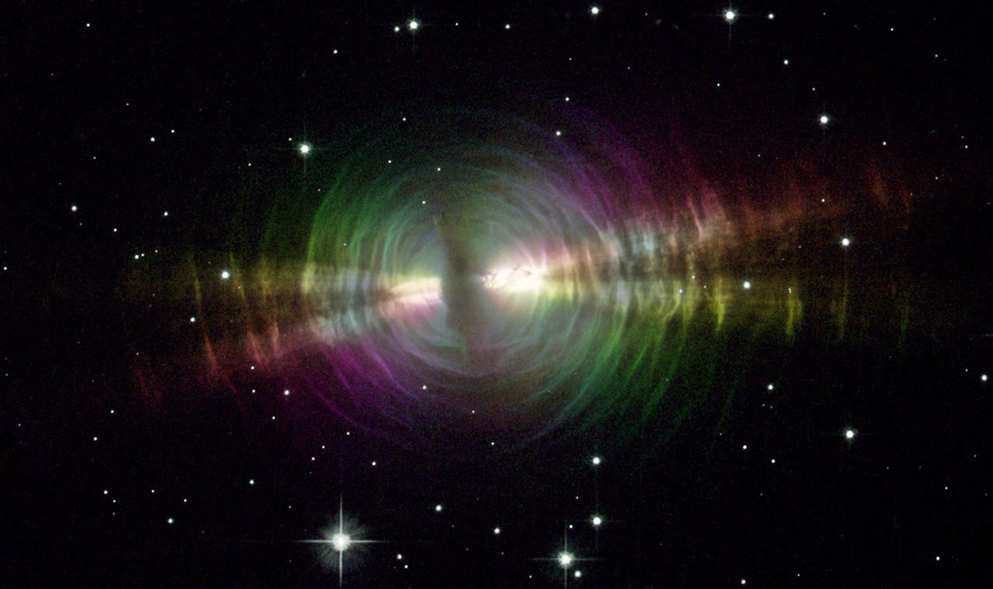 Rainbow Image of the Egg Nebula