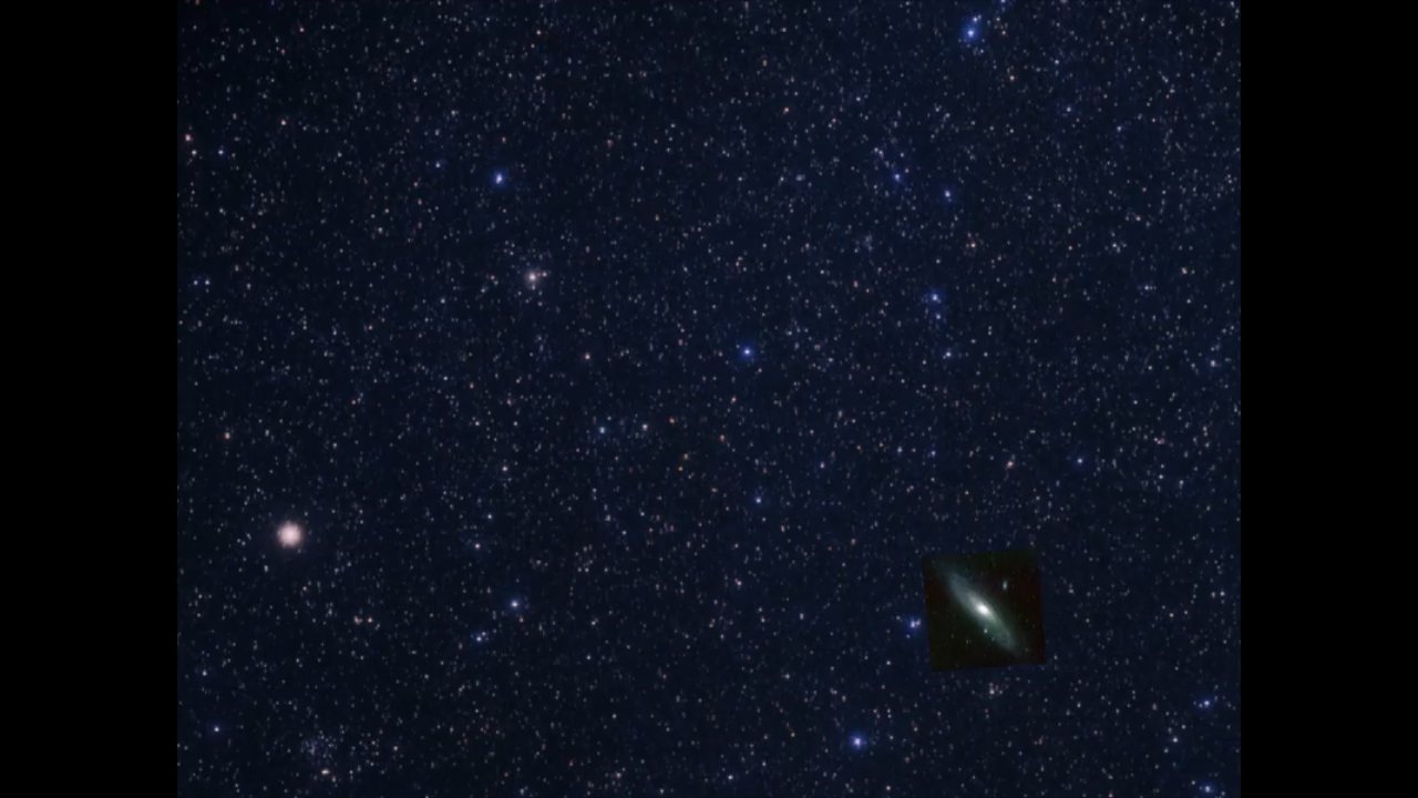 Zoom into ACS Image of M31 Halo