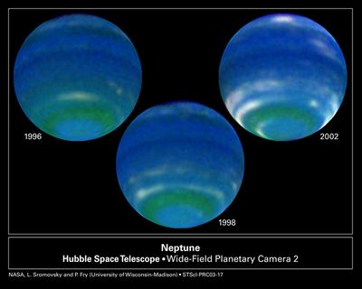 Springtime on Neptune: Increased Brightness Shows Seasonal Change