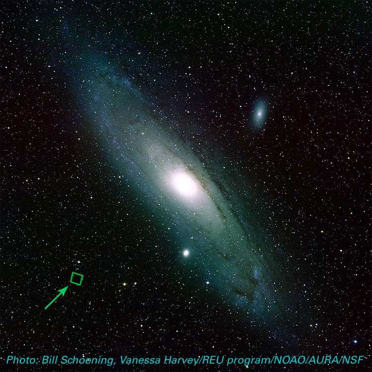 Location of ACS Image in M31