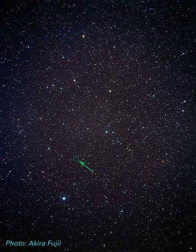 Location of the Helix Nebula in the Constellation Aquarius