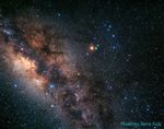 The Milky Way and Scorpius Constellation