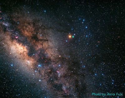 The Milky Way and Scorpius Constellation