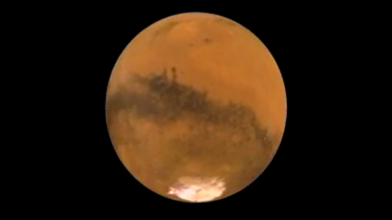 Rotating Mars Globe