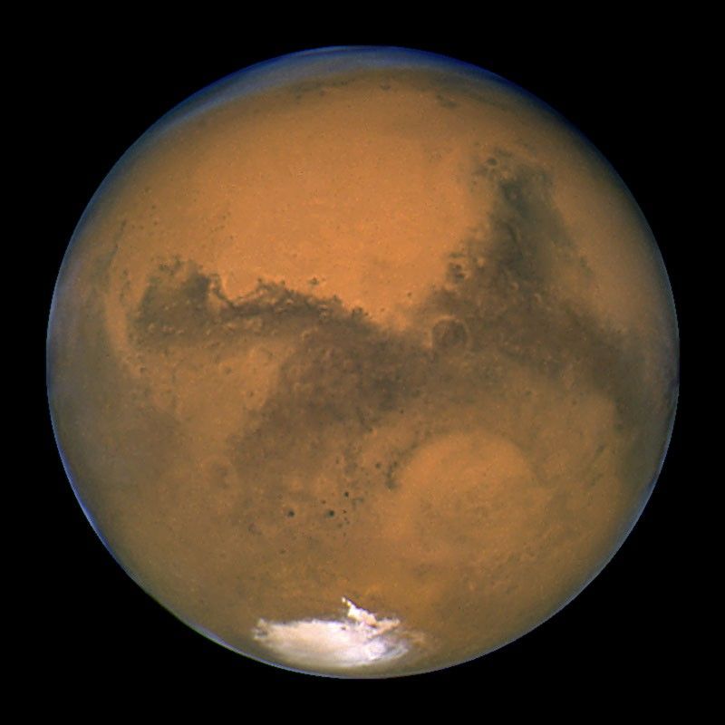 Hubble's Close Encounter with Mars — August 26, 2003