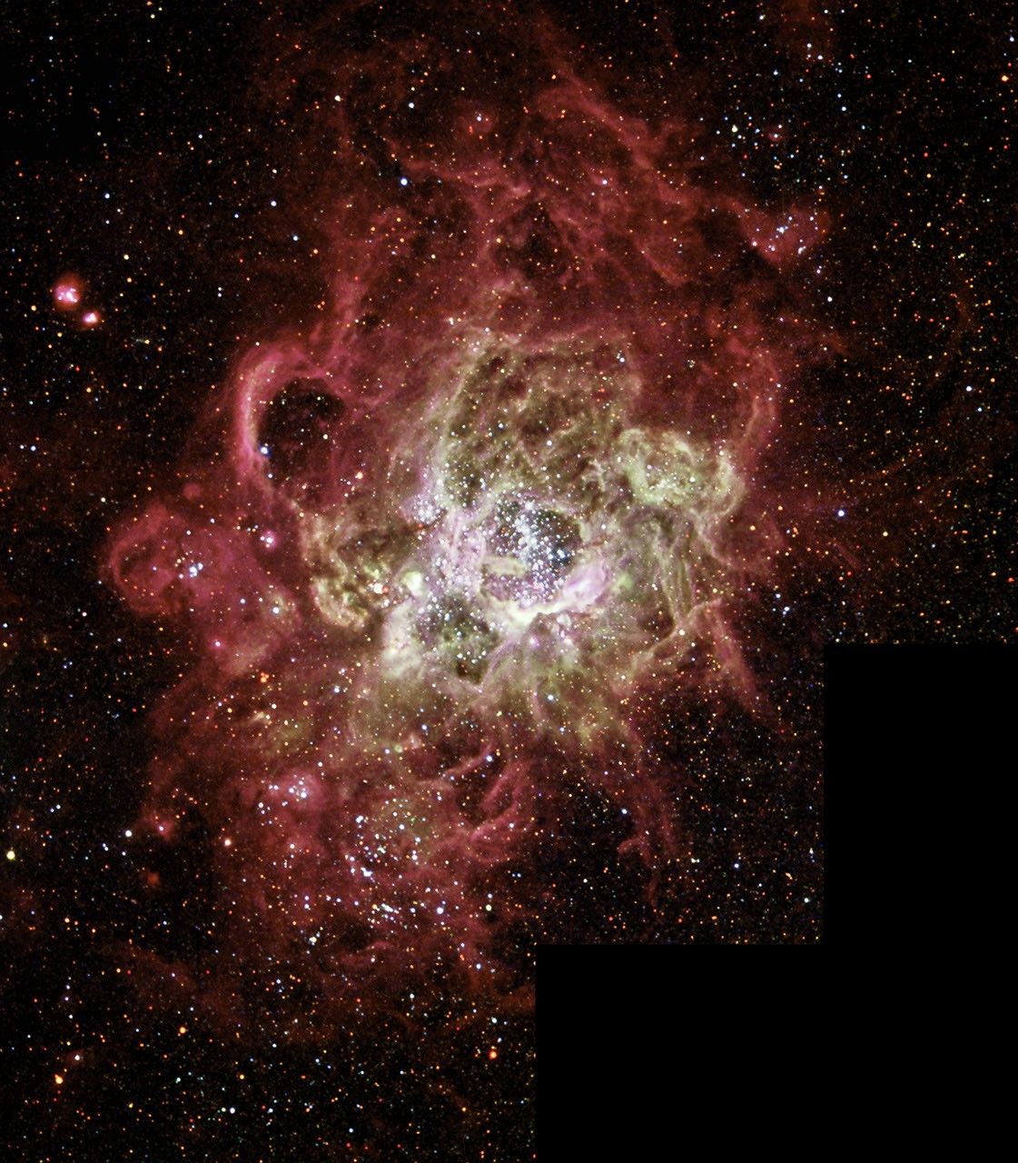 Firestorm of Star Birth in Galaxy M33
