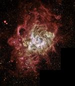 Firestorm of Star Birth in Galaxy M33