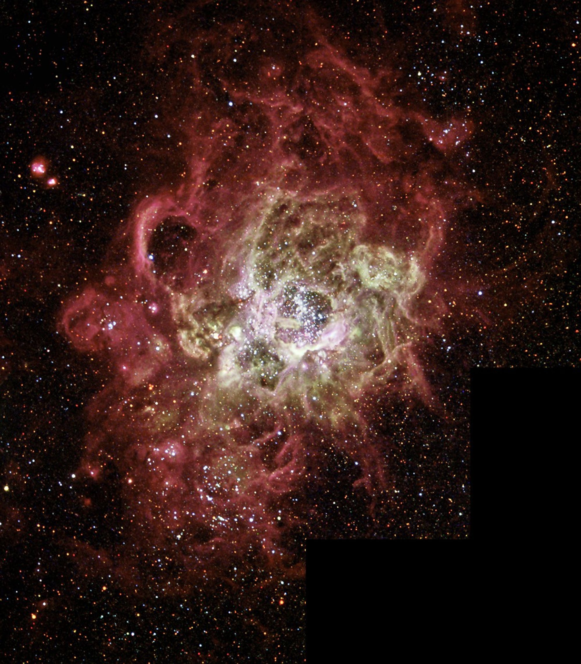 Firestorm of Star Birth in Galaxy M33