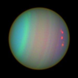 Uranus as Seen with Color Filters
