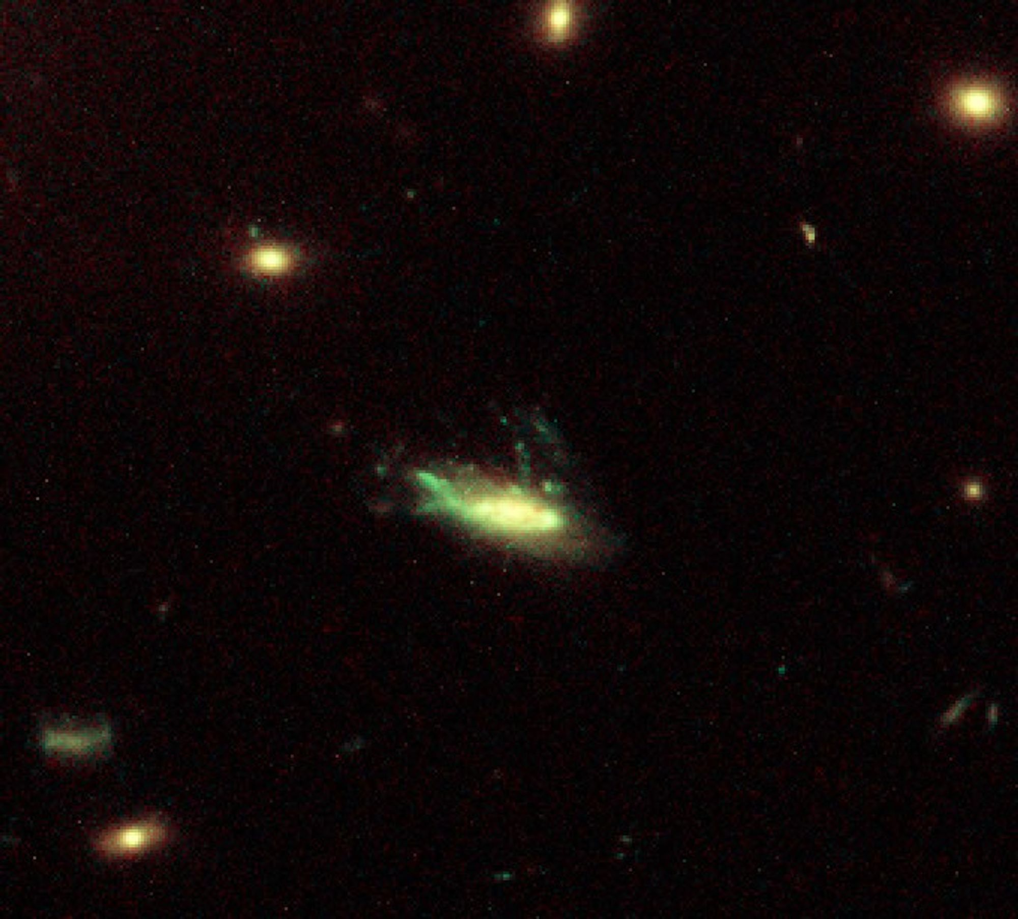 Galaxy C153 in Cluster Abell 2125, Shown in Visible Light